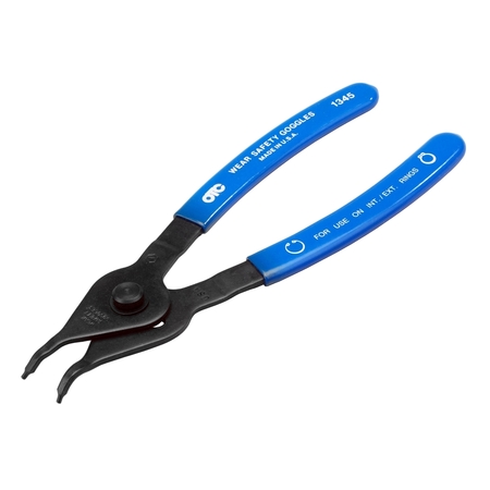 OTC Snap Ring Pliers Convertible .070In. 45 Degree Tip 1345